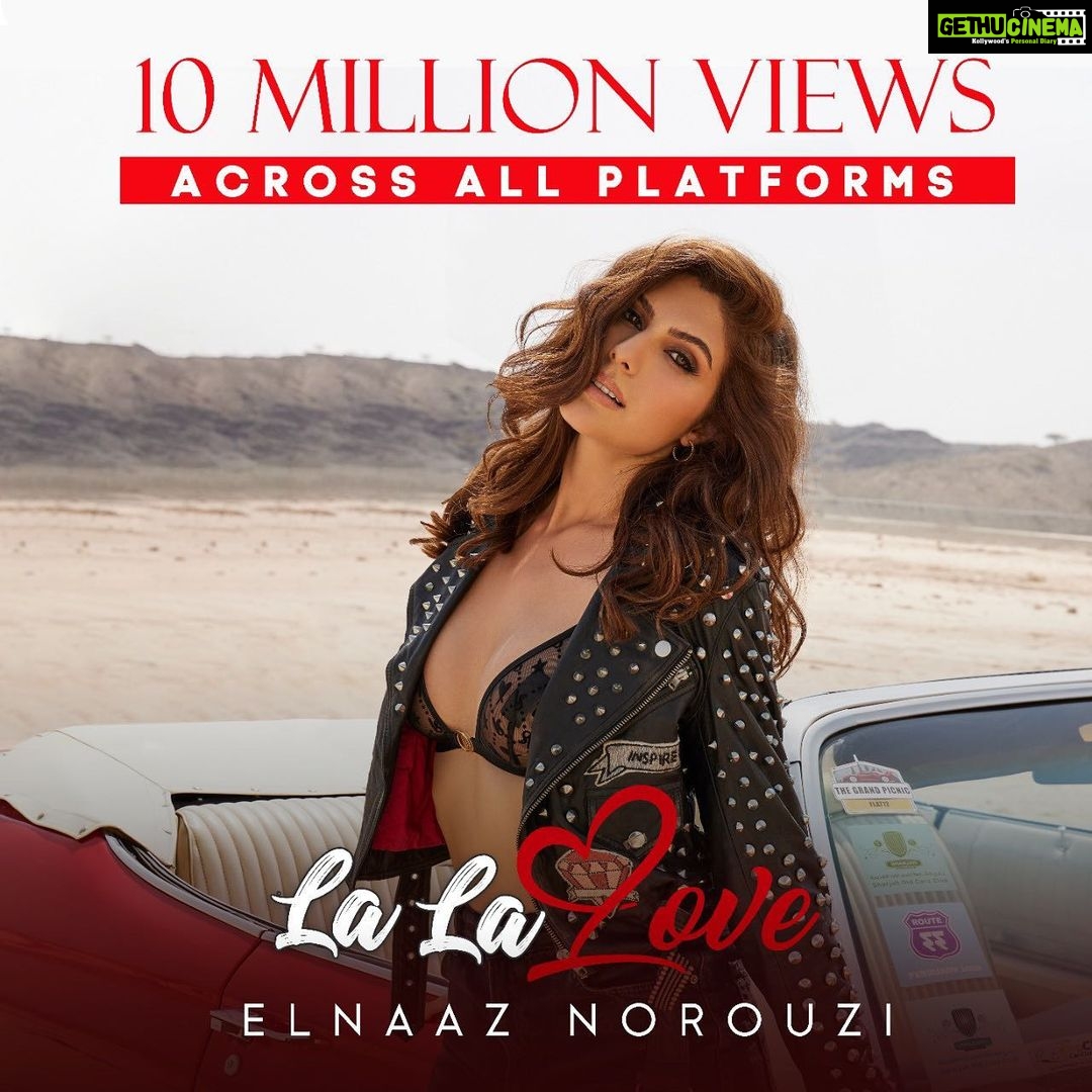 Elnaaz Norouzi Instagram - My Baby #LaLaLove ❤️ was released independently but with a lot of love and hard work… we hit 1 million views on #youtube in a week and 10 million across all platforms 🥺 Thank you for loving the song and for all the great feedback 🫶🏻 it’s because of all my supportive friends and fans that this was possible !!! 🥰💃🏻 ده میلیوووووووون بازدید 🤩😭 خیلی خوشحالم که اولین آهنگم لالالاو رو اینقدر دوس داشتین 🥹 مرسی از تمام حمایت ها و نظرات قشنگ و پر از محبتتون که برام مینویسید ❤️ Choreo: @i_am_princegupta #10million #song #popsong #pop #elnaaznorouzi #singer #LOVE