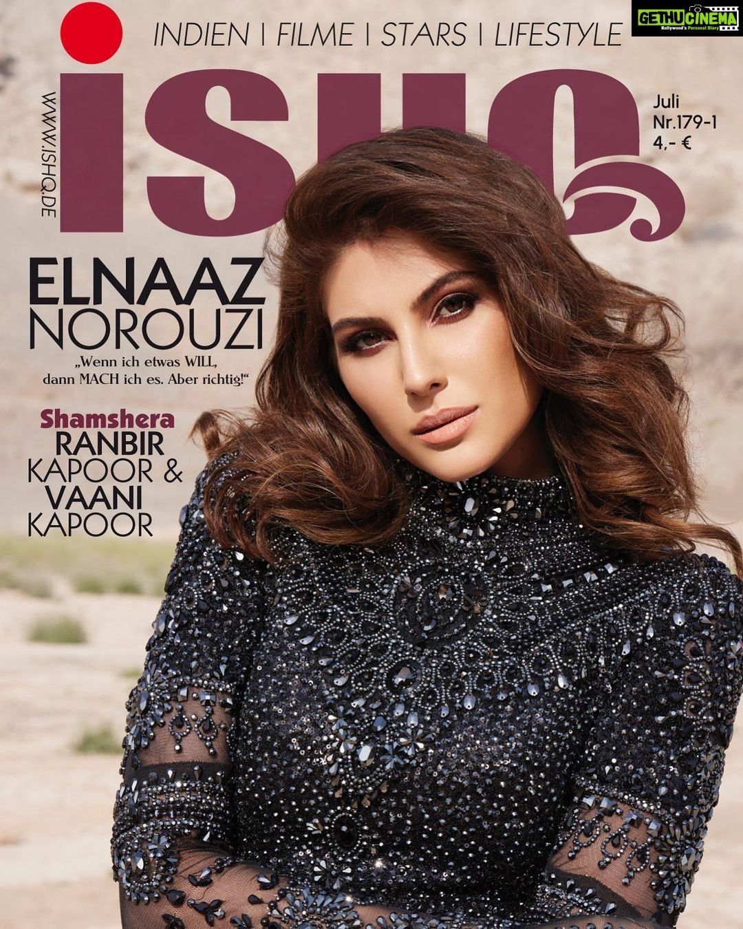 Elnaaz Norouzi Instagram - On the Cover of Germany’s biggest Bollywood Magazine 💥 an exclusive interview about #LaLaLove ❤️ @ishqmag اولین مصاحبه اختصاصی من درباره آهنگ لالالاو با برترین مجله آلمانی بالیوود در کاور ماه جولای #Single #Song #Germany #Deutschland #Interview #Singerin #Bollywood #Debut