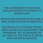 Elnaaz Norouzi Instagram – The so called “morality police” is killing people everyday! Life has become hell for the people in iran! I’m furious and I want things to change and we need everyone’s support. We need to speak up! Share and talk about this… None of us want this dictatorship anymore… enough is enough ! 

Please 🙏🏼 share 🙏🏼 this 🙏🏼 post 🙏🏼 help 🙏🏼 us 🙏🏼 being 🙏🏼 heard 🙏🏼 

#MahsaAmini #مهسا_امینی #iran