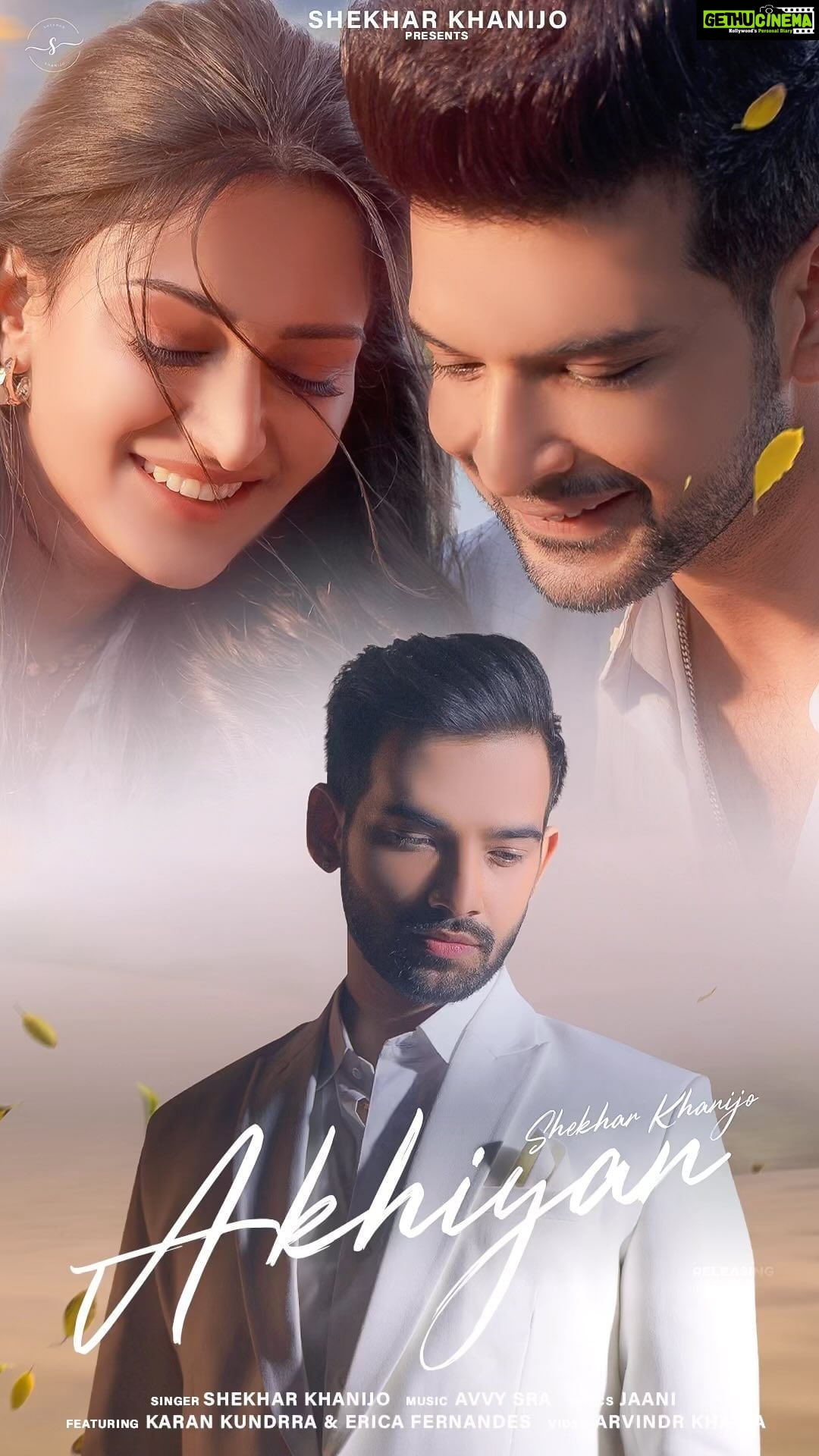 Erica Fernandes Instagram - Finally it’s yours ♥️ “Akhiyan” is out now on YouTube and all audio platforms. Shower your love 💕 and blessings on this one. Singer: @shekharkhanijo Lyrics: @jaani777 Video: @arvindrkhaira Music: @avvysra @khanijo_shiva @dilrajnandha @imsharmagaaurav #haayeteriakhiyan #akhiyanoutnow #shekharkhanijonewsong #jaani #karankundrra #ericafernandes #arvindrkhaira #avvysra