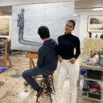 Esha Gupta Instagram - The Art and The Artist “The Boss” @pejac_art Madrid, Spain