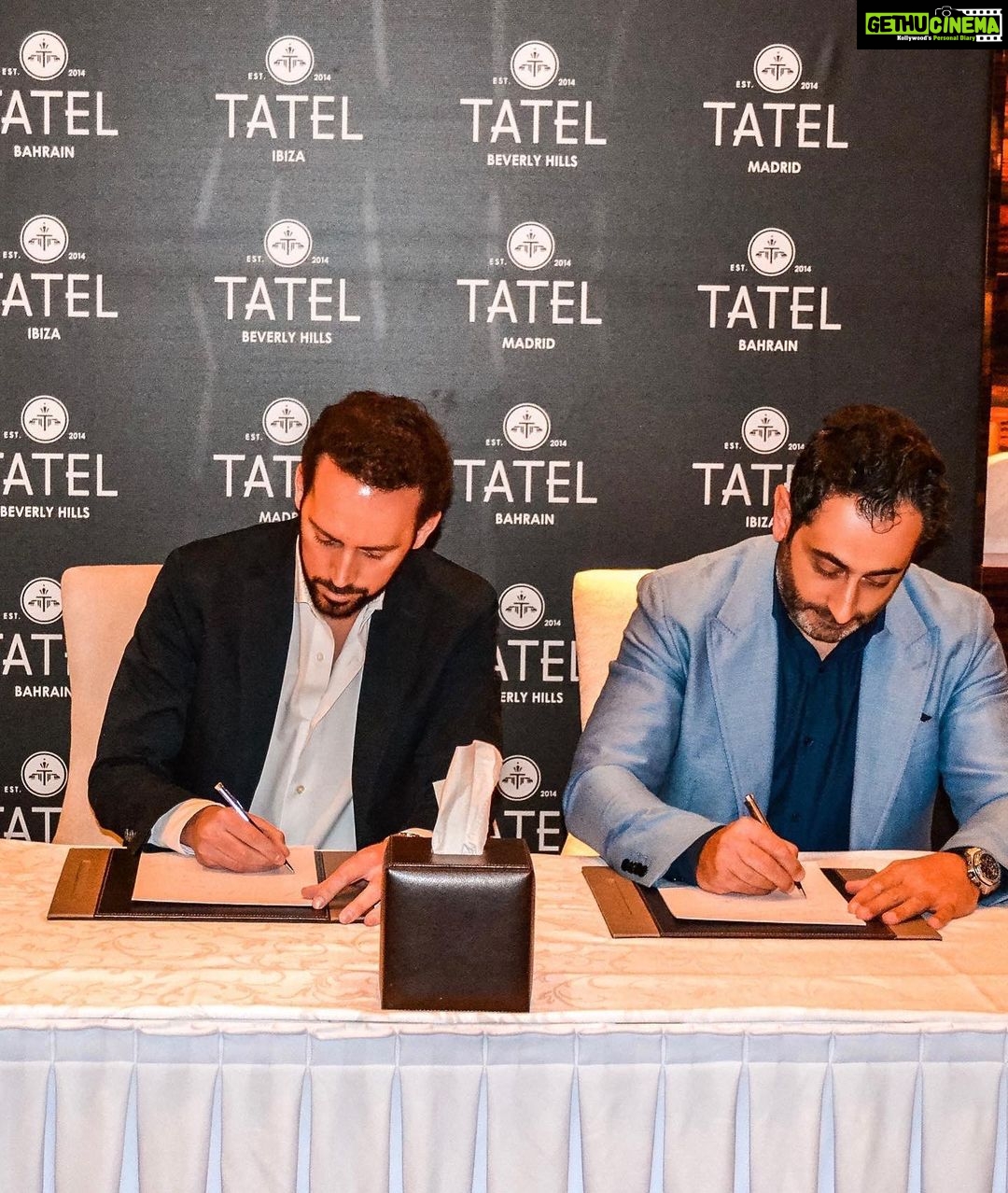 Esha Gupta Instagram - TATEL Co-Founder and CEO Manuel Campos Guallar, together with our brand partner, Bollywood actress Esha Gupta and Ibrahim El Kai, CEO of Kai Hospitality, visiting the newest member of our family, TATEL Bahrain in the beautiful city of Manama! Looking forward to welcoming the amazing people of Bahrain to our family. El co-fundador y CEO de TATEL @mcguallar , acompañado por nuestra brand partner, la actriz de Bollywood @egupta e Ibrahim El Kai, CEO de Kai Hospitality, visitando nuestro nuevo miembro de la familia, TATEL Bahrain en la increíble ciudad de Manama! Estamos deseando dar la bienvenida a la increíble gente de Bahrain a nuestra familia. · #TatelBahrain #Tatelrestaurants #TATELfamily Bahrain, Manama