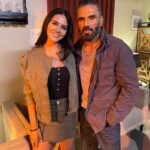 Esha Gupta Instagram - Don’t worry guys, il get his elixir of youth recipe soon😂 @suniel.shetty