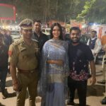 Esha Gupta Instagram - Had the honour of celebrating Diwali with the 95 battalion CRPF . Thank you #AnilKumar sir , #vikaskumar sir #parikshit sir for this honour, I’m truly humbled. #kashivishwanath #varanasi Kashi Vishwanath Temple