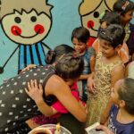 Esha Gupta Instagram - A perfect day is when your soul smiles. Yesterday I had the privilege to go meet these beautiful happy girls at Surman Home. I love strong women, being a mother isn’t an easy job, let alone be mother to so many children. Loved that they all call Manan, Ma, which was so beautiful to witness and it made my heart full of happiness, plus that is what you call a mother. We need more people like this in the world, let no child be without a parent.. Thank you Surman home for letting me be a part of your family♥️ Surman Sansthan