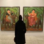 Esha Gupta Instagram – “Art is a spiritual, immaterial respite from the hardships of life”- Fernando Botero #fernandoboteroart CentroCentro