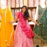 Gabriella Charlton Instagram - The first thing that struck my mind when I entered Rajmahal is how aptly it is named - the ambience and the gorgeous collections gave me regal vibes from the word go! I had so much fun going from section to section. From awe-inspiring sarees to trendy ensembles, their Diwali Collection were truly a treat to my eyes. My Diwali shopping sorted! Visit today and shop to your heart’s content. #rajmahalsilksmadurai #rajmahalsilks #silksarees #bridalsarees #puresilk #silksari #bridalcollections #sareedrape #sareeblouse #southindiansaree #southasianfashion #saree #sareelove #explorepage #viralreels #reelsinstagram #onlineshopping #reelsindia #reelitfeelit #trendingreels