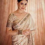 Genelia D'Souza Instagram - A woman’s best jewellery is her shyness or her nose-ring #inlovewithnoserings Saree @jjvalaya Jewelry @narayanjewels Makeup @beautybyaudreysangma Hair @jyoti_love13 @kromakaysalon Styling @who_wore_what_when Photographer @rohnpingalay