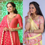 Giaa Manek, 2022, collage, saree, actress