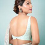 Hina Khan Instagram - Isn’t she like a first drop of rain 💧 . . Outfit- @houseofneetalulla @neeta_lulla Jewels- @amamajewels @mairaabyambica Styled- @kansalsunakshi MUAH @sachinmakeupartist1 @irshad__hair 📸 @kunal.kava