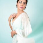 Hina Khan Instagram - Isn’t she like a first drop of rain 💧 . . Outfit- @houseofneetalulla @neeta_lulla Jewels- @amamajewels @mairaabyambica Styled- @kansalsunakshi MUAH @sachinmakeupartist1 @irshad__hair 📸 @kunal.kava