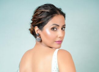 Hina Khan Instagram - Isn’t she like a first drop of rain 💧 . . Outfit- @houseofneetalulla @neeta_lulla Jewels- @amamajewels @mairaabyambica Styled- @kansalsunakshi MUAH @sachinmakeupartist1 @irshad__hair 📸 @kunal.kava