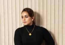 Huma Qureshi Instagram - Day 1 #DoubleXL #promotions #digital #black Styled by : @sanamratansi Assisted by : @nirikshapoojary_ Outfit : @superdown Jewellery : @misho_designs Footwear : @balenciaga Photographer : @devsphotographyofficial Make Up : @ajayvrao721 Hair : @hairstylist_madhav2.0