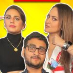 Huma Qureshi Instagram - Is it just me or does everyone have at least one such irritating rishtedaar in their life?😅 Don’t miss the ending & leave a “relatable pro max” in the comments if you enjoyed this video😜😂 So much fun creating this with the amazing @iamhumaq & @aslisona ❤️ #HumaQureshi #SonakshiSinha #AnmolSachar #DoubleXl #Comedy