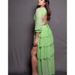Huma Qureshi Instagram - Maharani Promotions!! Dressy & Flirty … Styled by : @sanamratansi Assisted by : @nirikshapoojary_ Outfit : @maivy.in Earrings : @houseofshikha Rings : @blingsutra Footwear : @monrowshoes