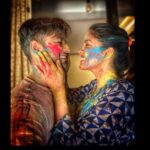 Ishita Dutta Instagram - Happy Happy Holi ❤️🧡💛💚💙💜 @vatsalsheth