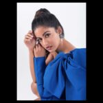 Ishita Dutta Instagram - #captionthis 💙💙💙 Styling & Concept: @styleitupbyaashna Photography: @kalyaam_ Outfit: @ikichic_official Earrings: @fashionjewellery_21 HMU: @makeupbyheenal Studio: @studio211mumbai