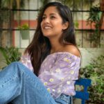 Ishita Dutta Instagram - 💜💜💜 Wearing @fashionvilla0111