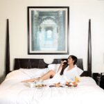 Ishita Dutta Instagram - Breakfast in Bed has never felt more lush! Looking at current scenario and keeping safety standards in mind there is nothing better than the ultimate luxury experience at Taj Santacruz Mumbai. @tajsantacruzmumbai 📸@sanjaydubeyphotography