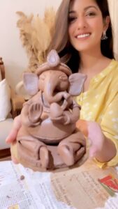 Ishita Dutta Instagram - Ganapati Bappa Morya Mangal Murti Morya 🙏