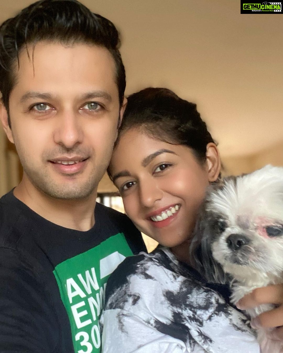 Ishita Dutta Instagram - With happy always happy... @vatsalsheth @iamhappydutta