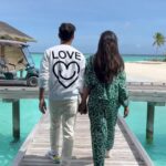Ishita Dutta Instagram - The perfect getaway 👩‍❤️‍👨 #maldives #couplegoals #getaway Vakkaru Maldives
