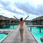 Ishita Dutta Instagram - Mandatory Maldives Post 🏖 Outfit: @myfywish Styling: @styling.your.soul