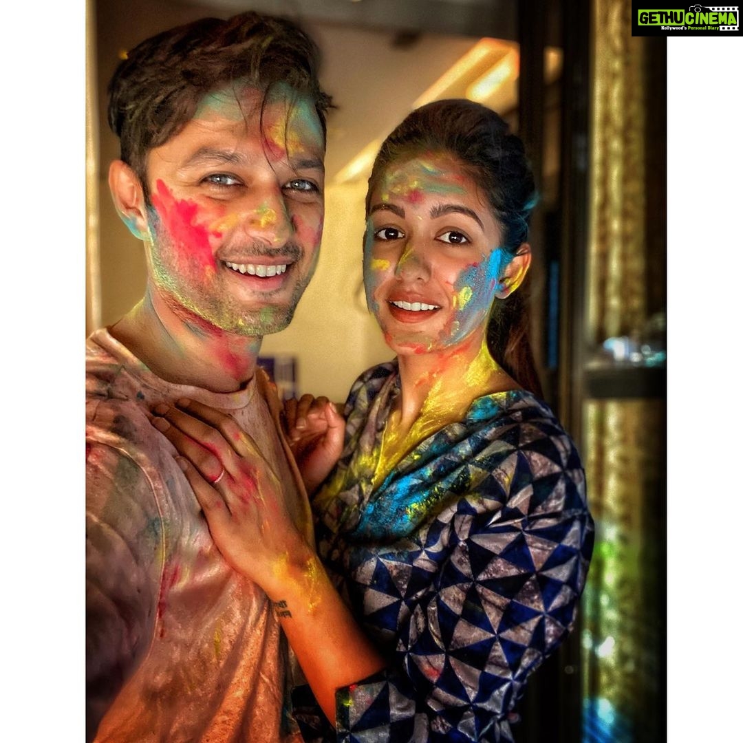 Ishita Dutta Instagram - Happy Holi โค๏ธ๐๐งก๐๐๐