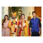 Ishita Dutta Instagram - Welcome to the family 😚😚😚@truedreamerpiscean and Congratulations ❤️❤️❤️ Wish u all the happiness and lots of love... @pratyush_uday #weddingseason #bhaikishadi Wearing @jiyabyveerdesign