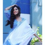 Ishita Dutta Instagram – Shades of blue with a pinch of me !
Wearing @aachho
