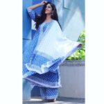 Ishita Dutta Instagram - Shades of blue with a pinch of me ! Wearing @aachho