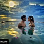 Ishita Dutta Instagram - ❤️❤️❤️ Posted @withrepost • @vattyboy Happy 2nd Anniversary 💞 @ishidutta Raffles Maldives Meradhoo