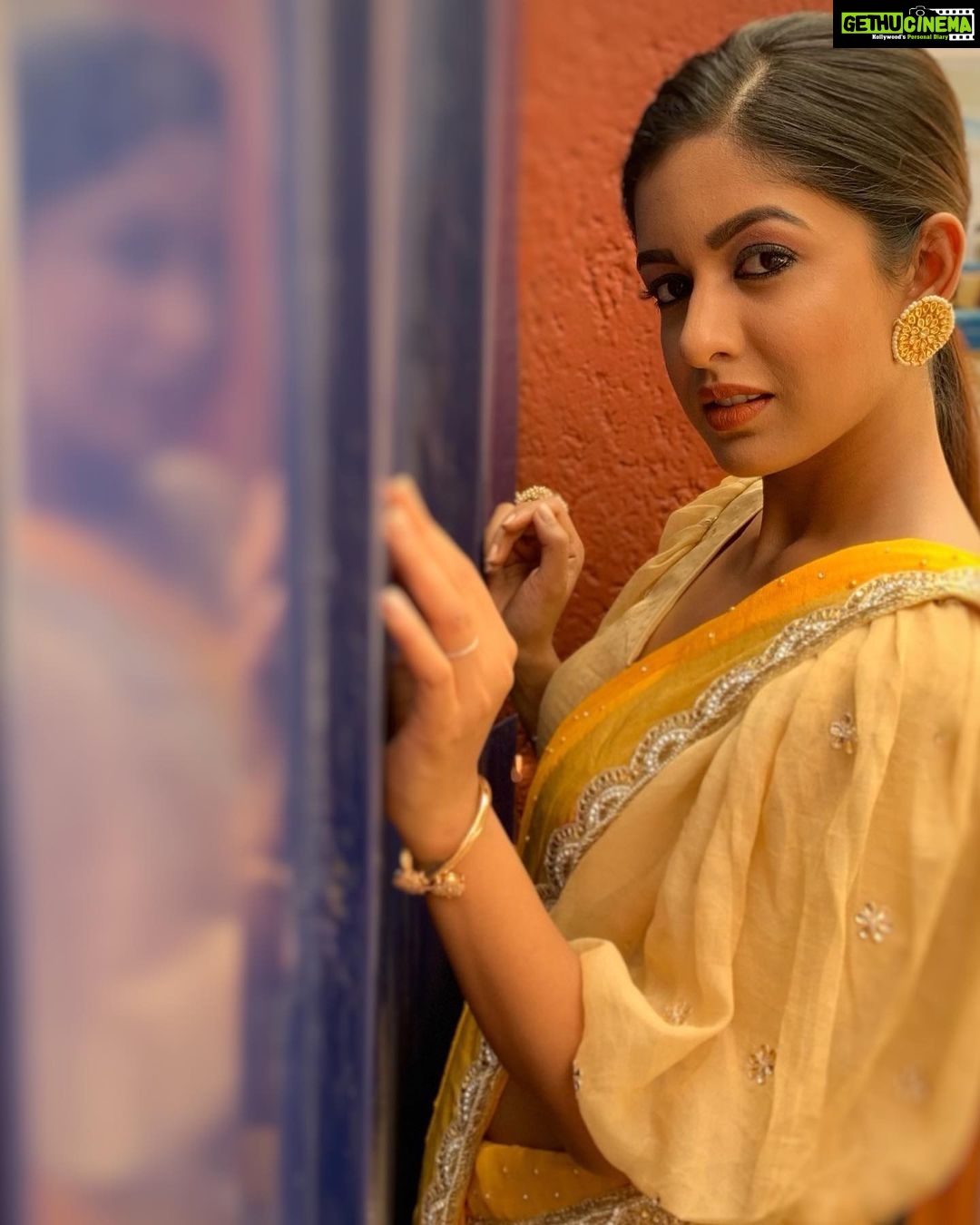Ishita Dutta Instagram - @manoj.chandila 😊💛 Styled by @devikamm