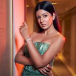 Ishita Dutta Instagram - Everything’s blurry but the feelings are real ✨ Styled by: @styleitupbyaashna Shot by: @yngtj Outfit: @nidhisanghvi__ Jewellery: @styleitupstudio Makeup: @meenalvidhani Hair: @makeupbyshaheenshaikh Retoucher: @omroopchandani Photo Assistant: @dhruwang9 Location: @radissongoregaon