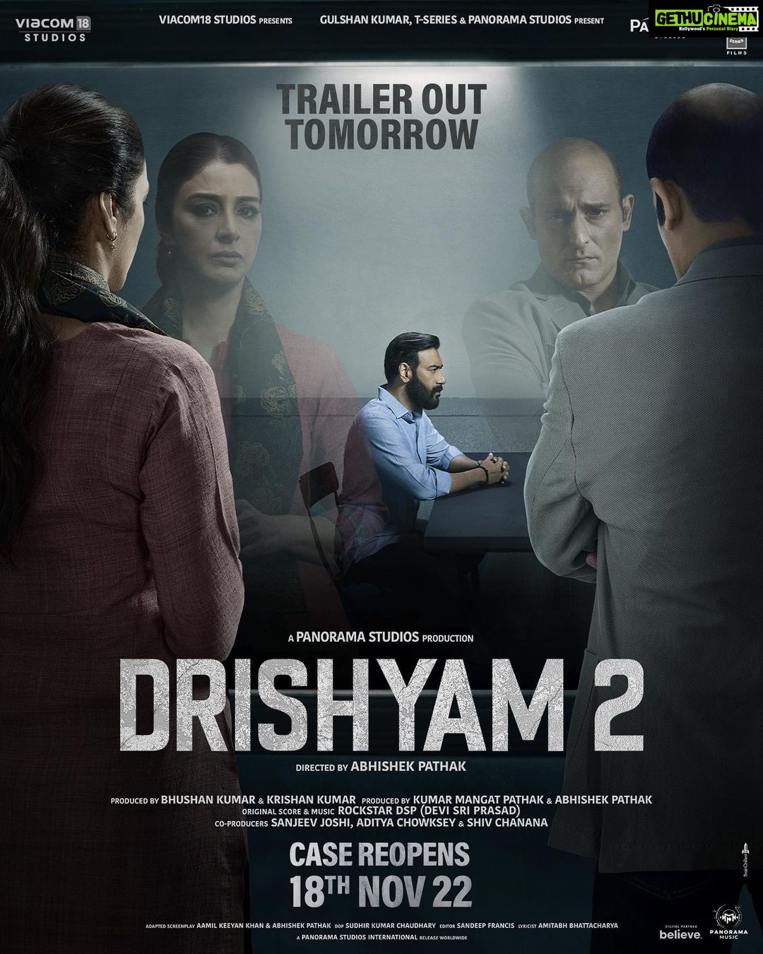 Ishita Dutta Instagram - Sach ped ke beej ki tarah hota hai. Jitna bhi chahe dafnaalo, woh ek din bahar aa hi jaata hai. #Drishyam2 Trailer Out Tomorrow Case Reopens on 18th November, 2022 @ajaydevgn #AkshayeKhanna @tabutiful @shriya_saran1109 #RajatKapoor #MrunalJadhav @abhishekpathakk #BhushanKumar @kumarmangatpathak #KrishanKumar @ajit_andhare @thisisdsp @sanju_r_joshi #AdityaChowksey @shivchanana @panorama_studios @viacom18studios @tseriesfilms @panoramamusic #Drishyam2 #VijaySalgoankar