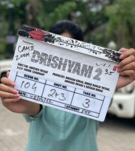 Ishita Dutta Instagram - DRISHYAM 2 ❤️ #goa #shootlife #workmodeon