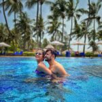 Ishita Dutta Instagram – Because aaj blue hai pani pani pani pani …….. 😝