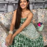 Ishita Dutta Instagram - #summervibes 💚 Styling: @styling.your.soul Outfit: @lavanyathelabel Accessories: @nivi_accessories Shoes: @houseofjuttis Bag: @newleaf.store Bracelet: @ami_s_label