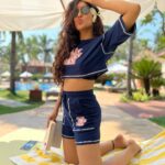 Ishita Dutta Instagram - Weekend vibes…. #throwback #goa Wearing @hersheinbox Location @caravelabeachresort