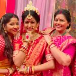 Ishita Dutta Instagram - With my graceful ladies ❤️ Love u @itsshwetarastogi @sneharaikar #thodasabaadalthodasapaani @colorstv