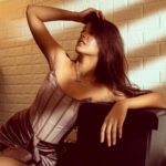Ishita Dutta Instagram - 🤩🤩🤩 Styling & Concept: @styleitupbyaashna Shot by: @nikhil.p.sawant Dress: @labeldivyagoel Necklace: @blingathon_official HMU Team Head: @amuthevar HMU Team: @shribhalerao_