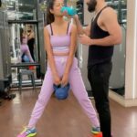 Ishita Dutta Instagram - Work out and remember to hydrate… Thanku @vatsalsheth for always reminding me ❤️ Styled by @styledbynikinagda Wearing @justbillibyrashmichhabra @bodysculptorofficial @rohanpanchal1825