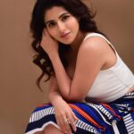 Iswarya Menon Instagram - Prismatic soul 💙 . . Styling: @priyaa.karan Asst stylist : @divi_d8 richard_06_ wardrobe : @shilpavummiti Jewelery : @theamethyststore Photographer: @sat_narain @the.portrait.culture @im__khalid_ @shotsbyuv 📸 Muah: @thara_artistry @aarthy_hairandmakeup