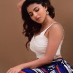 Iswarya Menon Instagram - Prismatic soul 💙 . . Styling: @priyaa.karan Asst stylist : @divi_d8 richard_06_ wardrobe : @shilpavummiti Jewelery : @theamethyststore Photographer: @sat_narain @the.portrait.culture @im__khalid_ @shotsbyuv 📸 Muah: @thara_artistry @aarthy_hairandmakeup