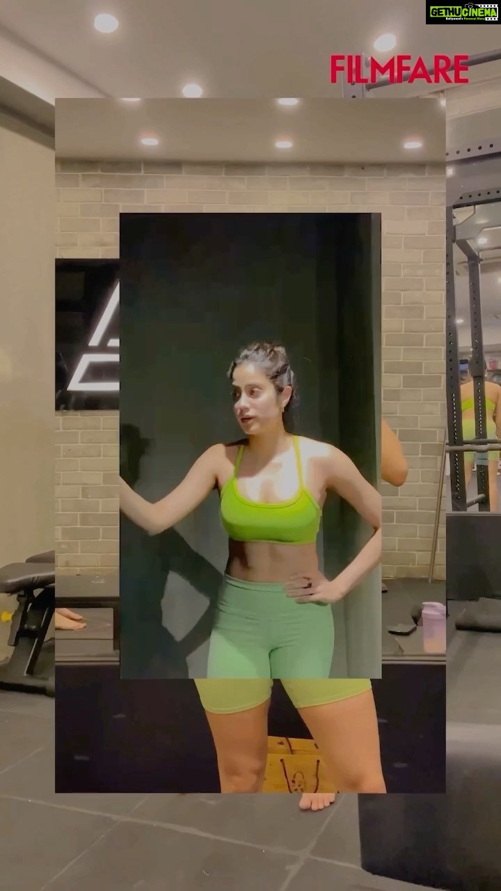 Janhvi Kapoor Instagram - Ever wondered what #JanhviKapoor’s preparation for the #FilmfareAwards looks like? Well, now you know! Location: @antigravity_club #FilmfareOnReels #Wolf777newsFilmfareAwards #FilmfareAwards2022