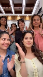 Janhvi Kapoor Instagram - Mood rn because the #Mili trailers out in a few minutes!!! 🥳🤞🏻