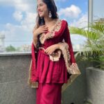 Jannat Zubair Rahmani Instagram – Kesariya tera ishq hai piya 🫶🏻♥️

Style by : @kmundhe4442 
Outfit by : @needleandbeyondoffical