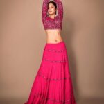 Jennifer Winget Instagram - Lights ! Diyas! Action ! #happydiwali💥 Outfit @richajaisinghanilabel Jewellery @anaqajewels Styled by @natashaabothra Team @priyankaa.a_91 @dhwaniivithalani_22 Makeup @sonamvaghani.mua Hairstylist @hairbysharda Photographer @ashish_ojha_photography
