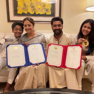 Jyothika Instagram - Proud and blessed !