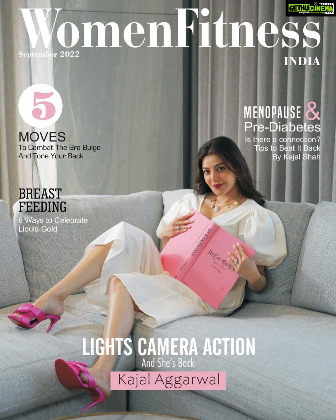 Kajal Aggarwal Instagram - Movies, motherhood, magic and comebacks! Here is a sneak into all that is unfolding and how with @womenfitnessorg ! Grab your copy of their new issue, out now! Women Fitness Mag is now available on Magzter.com. (@mobilemagzter) and worldwide exclusively on Mag Cloud @magcloud Credits: Magazine: @womenfitnessorg Editor in Chief: @anayyarnamita Concept and Collaboration: @rheanayyar96 Social Media Marketing: @womenfitnesscelebrities Location: @fourseasonsresidencesmumbai Photographer: @aishwaryaa.nayak Stylists: @ritikasachdevaa @saumyathakur @thatclichechic @xrishikax HMUA: @piyupalkar @khan_do_makeup Wearing - @malieofficial Shoes - @louboutinworld Necklace- @summersomewhereshop Earrings- @inaya_accessories PR - @peoplekind_